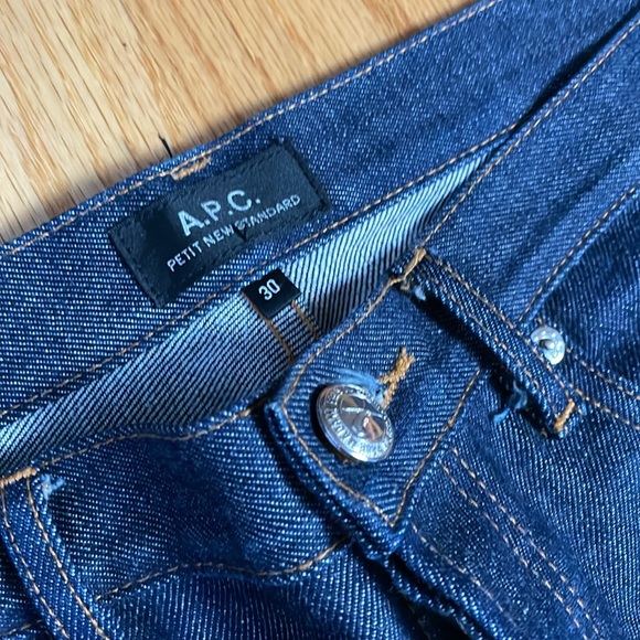 APC Raw Selvedge Denim Jeans Petit New Standard 30 x 34 - Picture 5 of 8